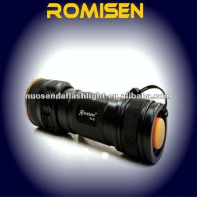 China Aluminum Alloy Romisen RC-C8 CREE Q5 3-Mode Zoom LED Flashlight Torch (1x18650/3xAAA/2xCR123A) for sale