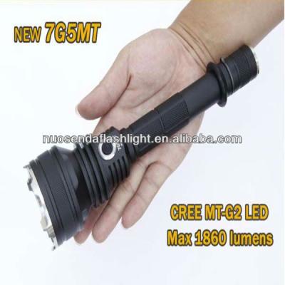 China Camping CRELANT 7G5MT CREE MT G2 1860lm Stepless Dimming LED Tactical Flashlight (2x18650/4xCR123A) for sale