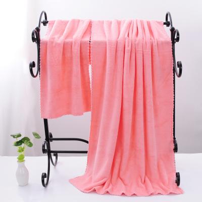 China Sustainable Bath Towel Set Coral Fleece Beach Towel Gift To Thicken Mother And Child Set Soft Absorbent Towel for sale