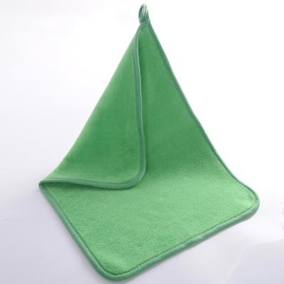 China Green 600gsm Sustainable Pet Microfiber Towel 30*30cm Custom Dogs Can Wear Absorbent Towels For Pet Bathrobes for sale