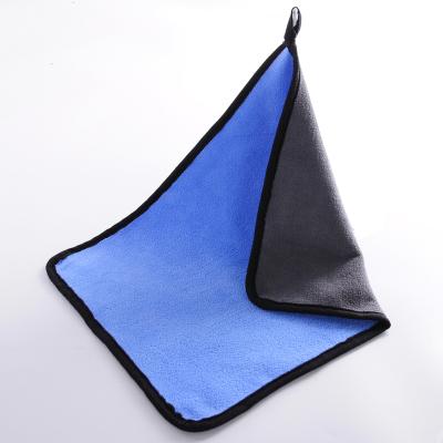 China High Viable 500gsm Car Supplies Custom Car Cleaning Detailing Microfiber Drying Towel Supplies 60*40cm Absorbent Wash Car Towel for sale