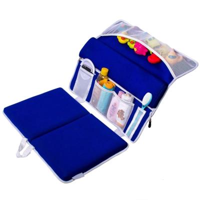 China BHD-02 Baby Bath Kneeler Viable Blue Anti-Slip Foldable Detachable Harmless Pad for sale