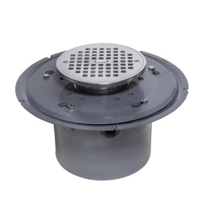 China Modern cast iron floor drain with round strainer for sale