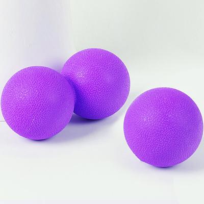 China Eco-Friendly /Comfortable/Durable Silicone Massage Cross Fit Single And Double Peanut Lacrosse Massage Ball for sale