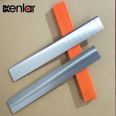 China Planer Parts 10mm CTT Alloy Inlay Planer Parts Straight Wood Chipper Planer Blade for sale