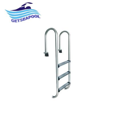 China Pedal anti-skid foot pedal with mat wholesale price high quality stainless steel ladder for swimming pool for sale