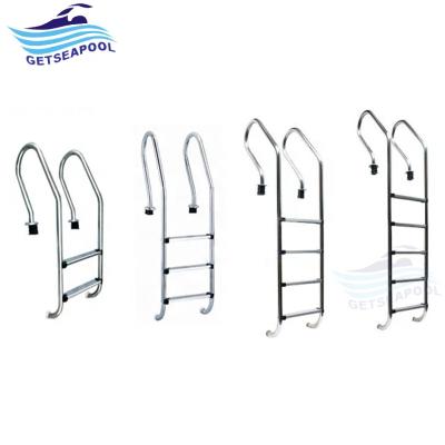 China Pedal Anti-Skid Pedal With Mat Double Thickness Stainless Steel Swimming Pool Ladder Pool for sale