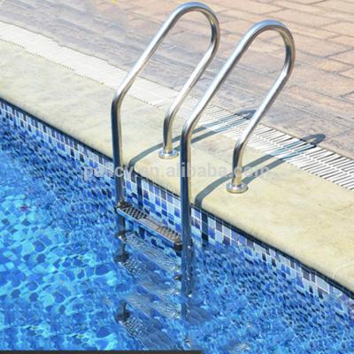 China Anti-skid Pedal Pedal With Mat Water Park Equipment Hot Sale SF Series Wide Step Ladder Stainless Steel Swimming Pool Ladder/Lift for sale