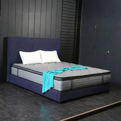 China Vacuum Convertible Compress Charcoal Canvas Cover Pokcet Spring Latex Foam Latex Bed Packing Bamboo Mattress for sale