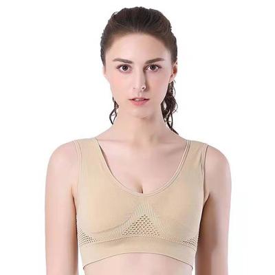 China Breathable Ladies Girls Fitness Gym Yoga Running Bra Tops Custom Logo Crane Exercise Workout Women Sports Bra for sale