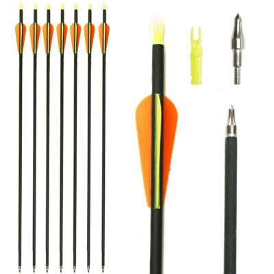 China SHOOTING Target Carbon Arrow-Training Archery Practice Arrow With Durable Shaft Tip Blunt Hunting for sale