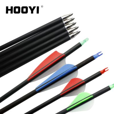 China Factory Wholesale Various Archery TIR Arrows Mixed Pure Carbon Fiberglass Arrows for sale