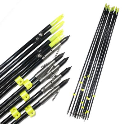 China Fiberglass TIR Fishing Hunting 8mm Stainless Steel Head Fishing Arrow for sale