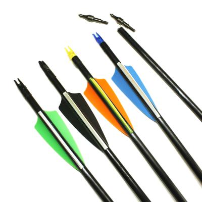 China Fiberglass Arrow Shooting Length 30 Inch Spine 400 Outer Diameter 7.8 Mm For Archery Hunting Shooting for sale