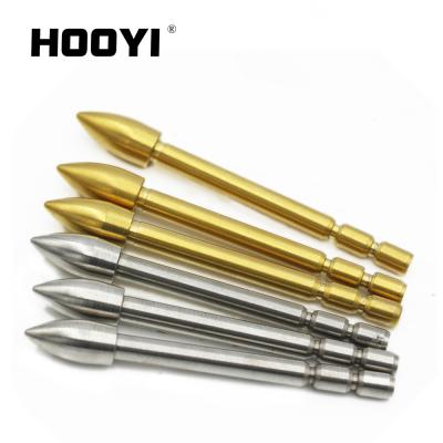 China Target Shooting X10 Tungsten Arrow Point Arrow Tip For ID 3.2mm For X10 Shaft DIY Arrowhead, Grit 80 100 120 140 for sale