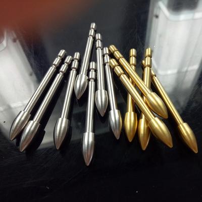 China Target Tungsten Arrow Point Arrow Shooting Tip For ID 3.2mm X10 DIY Arrow Head, Grit 80 100 120 140 for sale