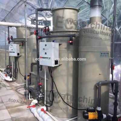 China Intensive aquaculture farm RAS--Oxygen cone/PP concentrator dissolved oxgen aquarium for sale