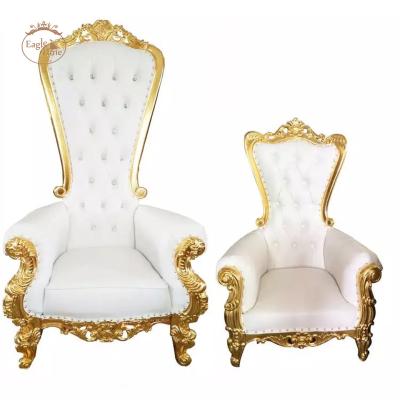 China Modern European Event King Throne Chair High Back Wedding Banquet Sofa Chair for sale