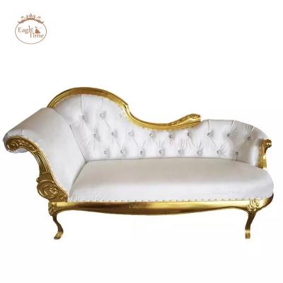 China Modern Luxury Modern King Bride Throne Royal Wedding Wooden Lounge Chair for sale