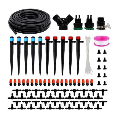 China Easy Installa Micro Automatic Drip Irrigation Kits System Sprinkler Drip Irrigation Kit Home Watering Price for sale