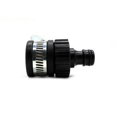 China Plastic Auto Head Universal Faucet Connector Quick Connector Tap Adapter Connector for sale