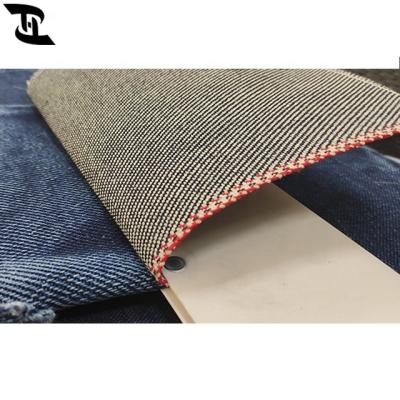 China 30 Oz Super-Thick Denim Fabric Shrink-Resistant All Cotton Red Edge Denim Fabric YHT661513-11 for sale