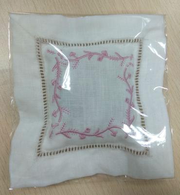 China Modern Daytime 100% Pure Canvas Hand Embroidery Lavender Sachet Custom Bag/Pillow for sale