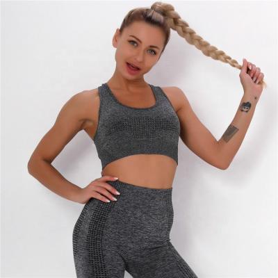 China Active High Quality Running Bra Wholesales Fitness Gym Sports Vest Gym Sports Crop Top Women Breathable Bra Women's Active Bra for sale