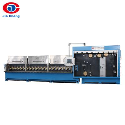 China JIACHENG Machinery Repair Shops 16 Heads Copper Wire Drawing Machine with Annealer, (16wires) multi-conductor drawing machine for sale