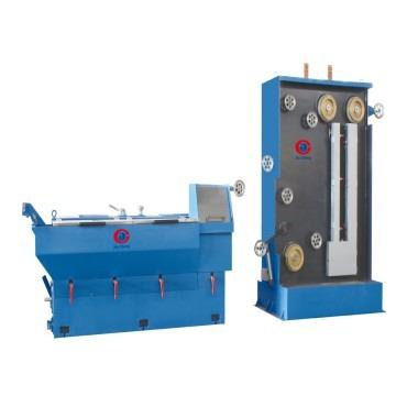 China Factory Copper Wire Drawing Machine Make Cable With Continuous Annealer , Cable Wire Making Machine for sale