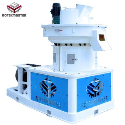 China Wood Pellet Mill Ring Die Wood Pellet Making Factory ROTEX Main Vertical Machine Biomass Wood Pellet Mill for sale