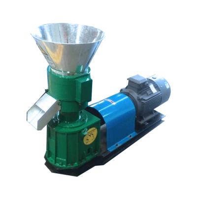 China Make Biomass Wood Pellets Hot Selling Good Quality 100-150kg/h 15kw Small Flat Die Wood Pellet Mill Machine With Good Price for sale