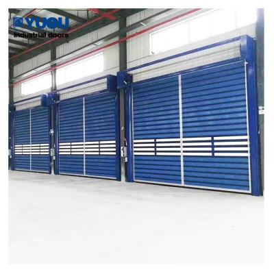 China Modern Exterior Spiral Rolling Shutter Alu Fast Aluminum Hard High Speed ​​Door for sale