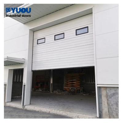 China China Industrial Garage Door PU Foam Automatic Industry Sectional Overhead Garage Door for sale