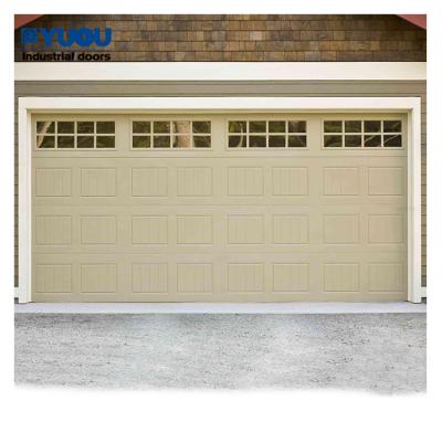 China Industrial Security Automatic Sectional Insulated Garage Doors For Sale for sale