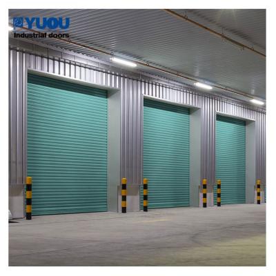 China Industrial Electric Steel Roll Up Door Crafted Remote Roller Shutter Doors for sale