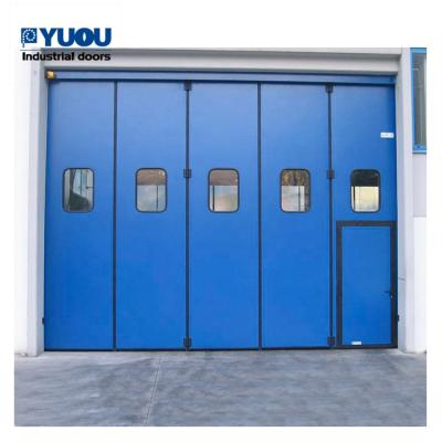 China China Supplier High Quality Automatic Industrial Small Insulated Folding Door for sale