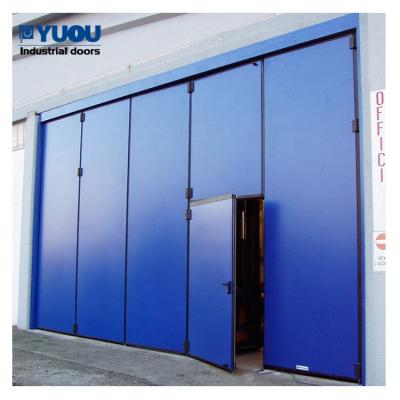 China Customized Industrial Automatic Warehouse Automatic Folding Door for sale