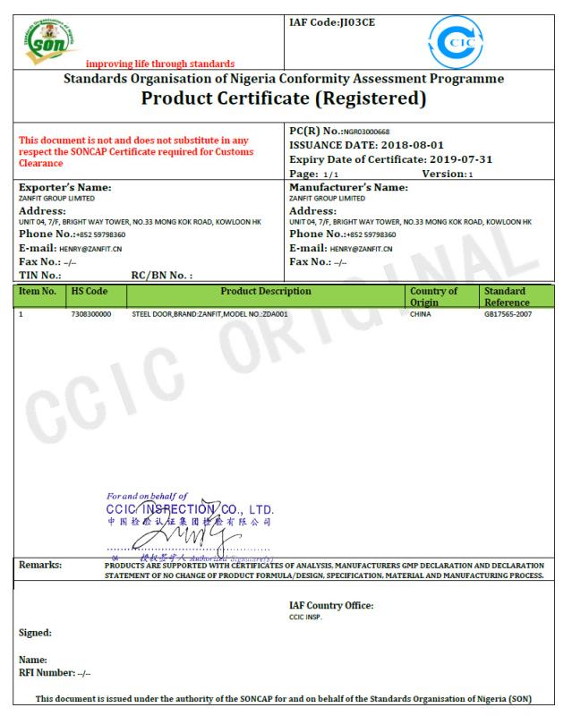 SONCAP - Guangzhou Zanfit Trading Co., Ltd.