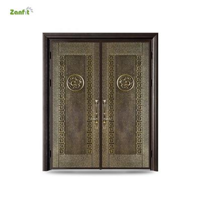 China Modern design double solemn security doors for sale