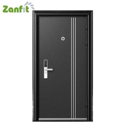 China ZANFIT Modern Matte Finish Steel Security Door for sale