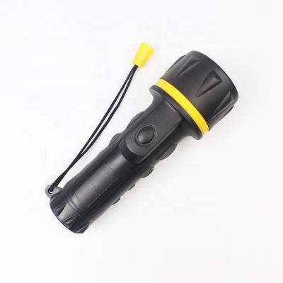 China Wholesale D Convenient Battery Operated Plastic Flashlight 1F8LED/3LED Rubber Outdoor Torch Light for sale