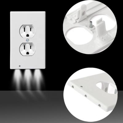 China Eco-friendly led motion sensor night light sensor night light for home use biumart warm outlet wall plate for sale