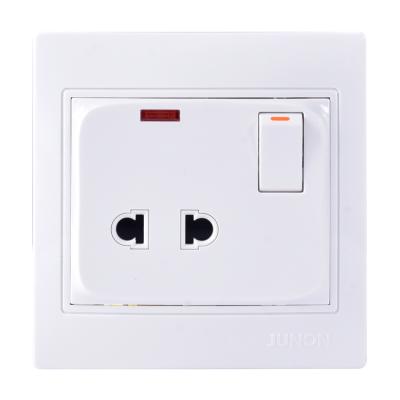 China New Design 2 Pin Socket JUNON RJ Series Residential / General Purpose Switch Socket for sale