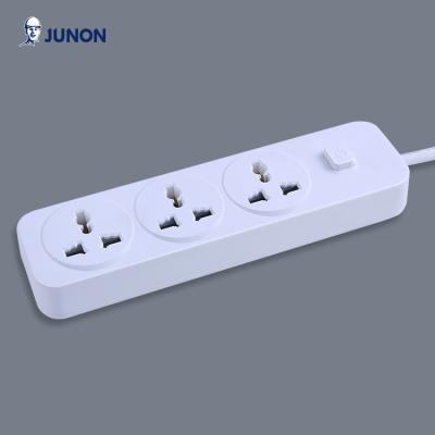 China JUNON 3 Strip Residential / General Purpose Extension Cord with Socket Extension Socket for sale