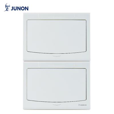 China JUNON V12 Series 24 Ways Electrical Distribution Box Durable Cable Distribution Box for sale