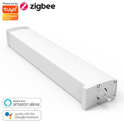 China Zigbee Curtain Minimalist Smart Electric Curtain Motor Auto Motorized Tuya Curtain Timing Remote Control Motor for sale