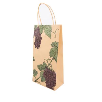 China Handmade Brown Kraft Paper Christmas Paper Shopping Bag Can Be Customizedpapper Bag for sale