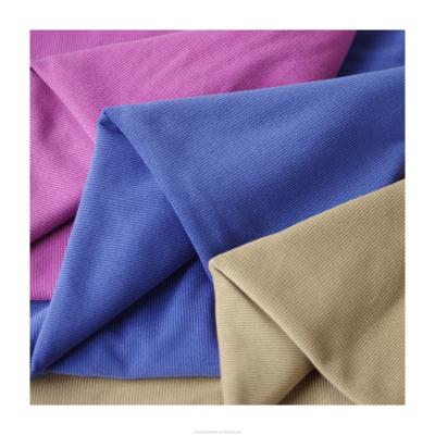 Chine Memory Chengbang Fabric Factory Rayon Yarn Dyed Double Side Brushed Heat Tech Underwear Jersey Fabric à vendre