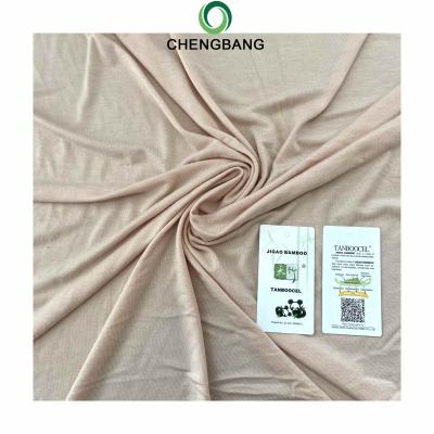 China Anti-bacteria 40s 100% bamboo fiber single jersey fabric 180gsm bamboo knit fabric for lougewear à venda